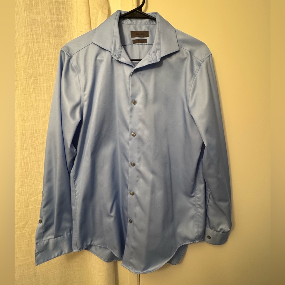 Calvin Klein Sky Blue Men's Button Down Shirt